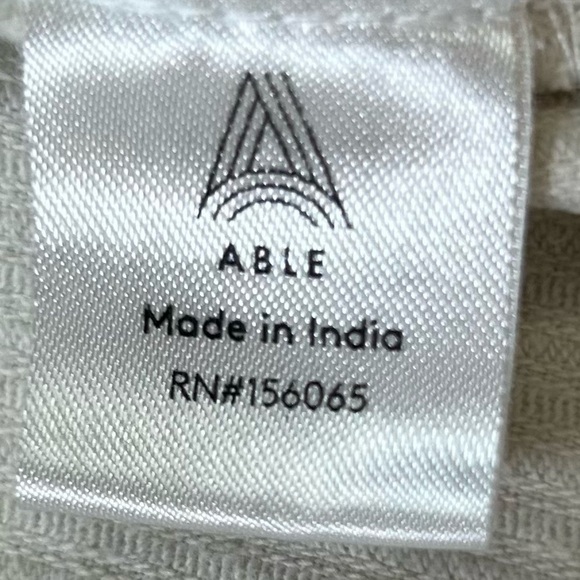 Able Joan Corduroy Chore Shacket. Cream. Relaxed Fit. Size XL. Garden Girl. - Picture 9 of 10